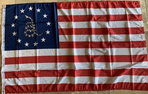 Betsy Ross Gadsden 3'X5' Flag ROUGH TEX® 100D