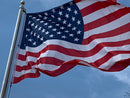 American 5'X8' U.S.A. Flag With Embroidered Stars And Sewn Stripes 100% Rough Tex® 300D