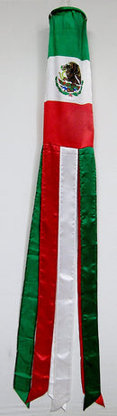 Mexico Flag Eagle Windsock 5.5" X 60"