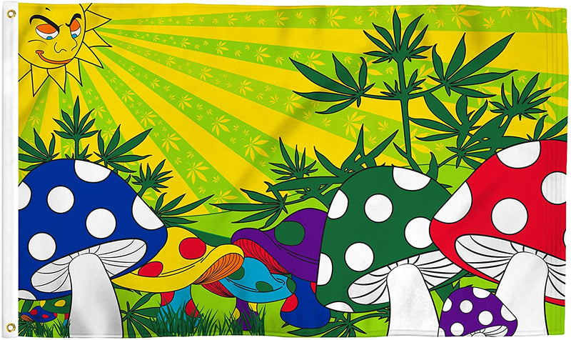 Magic Cannabis 3'X5' Flag Rough Tex® Polyester