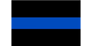 Police - Thin Blue Line Bumper Sticker - Small