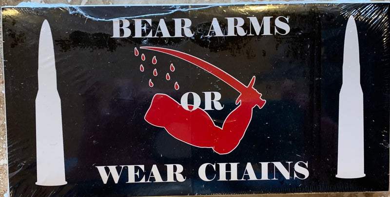 Bear Arms Or Wear Chains Bumper Sticker