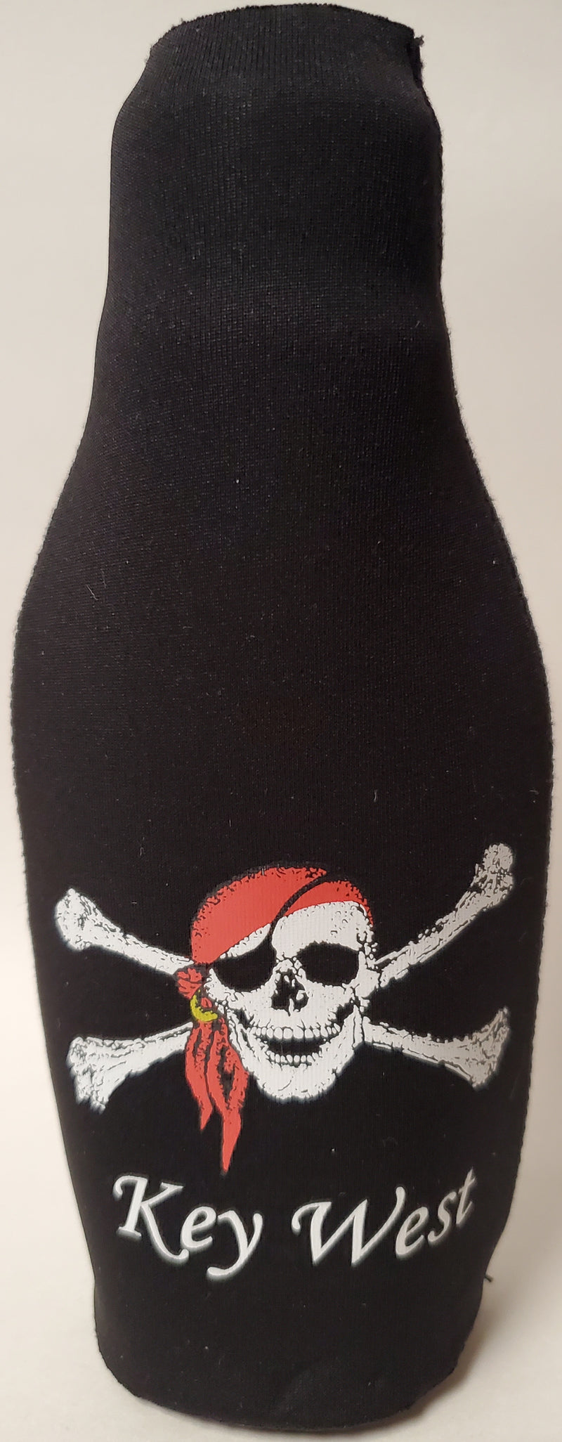 Key West Red Hat Pirate Neoprene Bottle Jacket Drink Koozie Rough Tex®