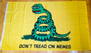 Don't Tread On Memes (Pepe) Flag 3'X5' Rough Tex® 100D