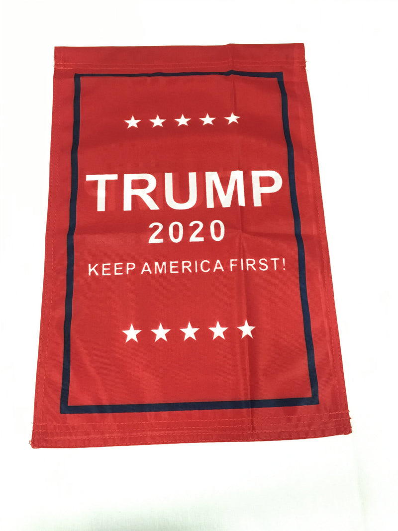 Trump 2020 Keep America First KAF - Single Sided Garden Flag