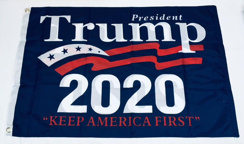 2x3 Pres. Trump 2020 Flag Double Sided President Trump 2020 Official Campaign Flag Rough Tex ® 2'x3' 100D