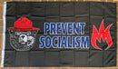 Prevent Socialism Smokey Bear 3'X5' Flag Rough Tex® 100D