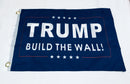 Trump Build The Wall Double Sided Flag- 12''X18'' Rough Tex®