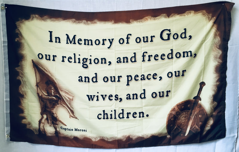 Title Liberty In Memory Of God Flag Double Sided 3'X5' Rough Tex® 100D