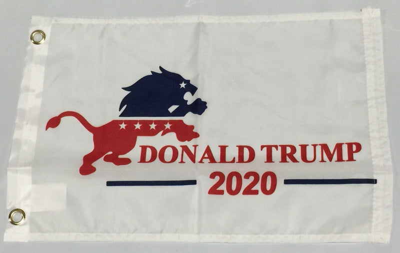 Donald Trump 2020 Lion  - 12''X18'' Single Sided Flag