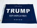 Trump Keep America First KAF Blue Double Sided Flag - 12''x18''  Rough Tex®
