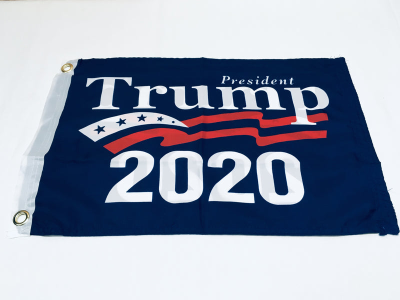 President Trump 2020 Double Sided Flag- 12''X18'' Rough Tex®