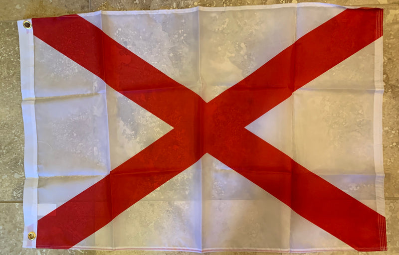 Alabama Flag Rough Tex ® 2'x3' 150D