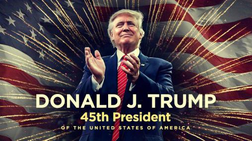 Donald J. Trump 45th President Flag 3'X5' Rough Tex® 100D