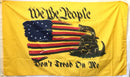 BETSY ROSS RATTLESNAKE WE THE PEOPLE Flag 100D 3x5 Feet Flag dont tread on me