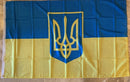 Ukraine Trident *Large Yellow* 3'X5' Rough Tex® 100D