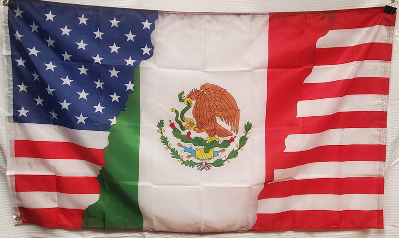American Mexico Heritage 3'X5' Flag Rough Tex® 100D