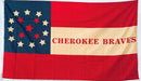 Cherokee Braves 3'X5' Flag Rough Tex® 100D
