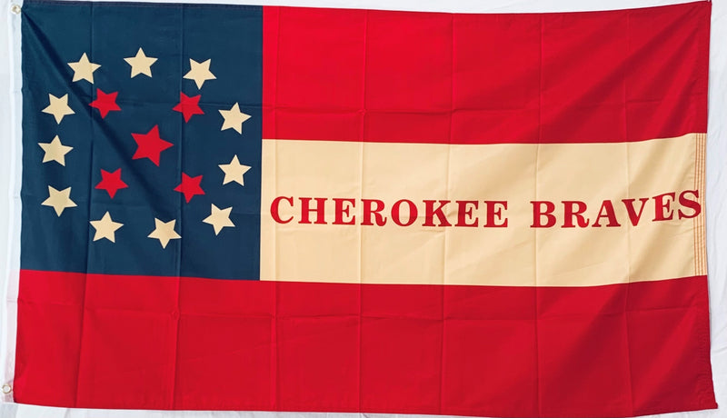 Cherokee Braves 3'X5' Flag Rough Tex® 100D