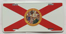 Florida Embossed License Plate