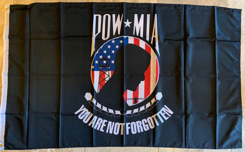 POW MIA You Are Not Forgotten US Single Sided Rough Tex ® 100D 3'X5'