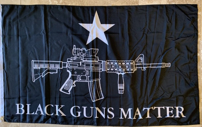 Black Guns Matter - 3x5 100D ROUGH TEX ® M4 AR