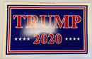 Trump 2020 Red And Blue Double Sided Yard Sign 14.5"X 23" Inches