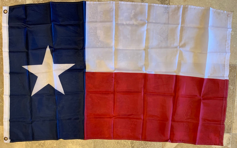 Texas Super Polyester 3'x5' Flag WIth Grommets