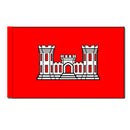 Corps Of Engineering Flag - Rough Tex® 4'X6' 300D