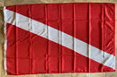 Diver Down Marine Flag Rough Tex ® 3'x5' 100D Flags