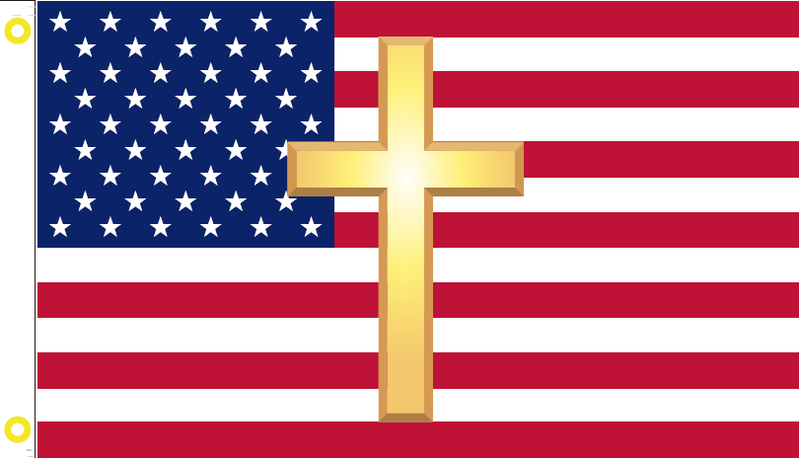 American Christian 3'X5' Flag ROUGH TEX® 100D