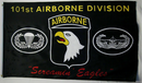 Airborne Black Eagle 3'X5' Flag ROUGH TEX® 100D