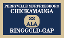 33rd Alabama 3'X5' Flag Rough Tex® 100D Chickamauga Perryville Murfreesboro Hardee