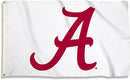University of Alabama Roll Tide Alabama Crimson Tide Alumni White 3'x5' Officially Licensed Premium Heavy Duty Nylon Polyester Flag