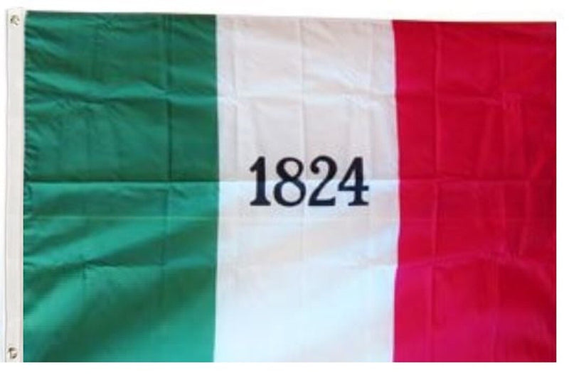 Alamo 1824 2'x3' Embroidered Flag ROUGH TEX® 600D Cotton
