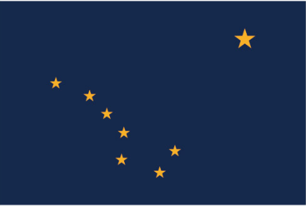 Alaska 4'x6' Flag Rough Tex® 100D