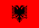 Albania 12"x18" Car Flag Flag ROUGH TEX® 68D Single Sided
