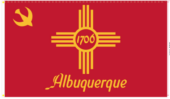 Albuquerque New Mexico 3'X5' Flag ROUGH TEX® 100D