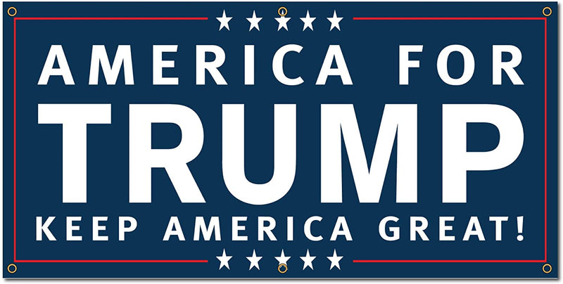 America For Trump Keep America Great 2'x3' Double Sided Flag ROUGH TEX® 100D