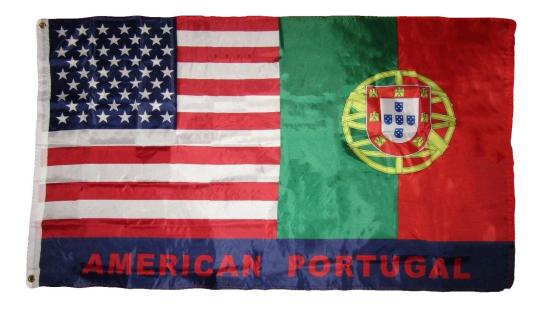 America Portugal 3'x5' Flag ROUGH TEX® 68D Nylon