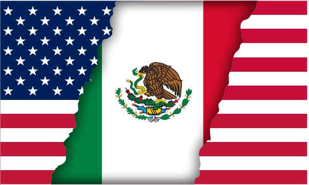 American Mexico Heritage 3'X5' Flag Rough Tex® 100D