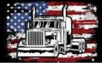 American Trucker 3'X5' Flag ROUGH TEX® 100D