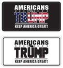 Americans For Trump Embossed License Plate