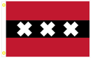 Amsterdam 12"x18" Flag ROUGH TEX® 100D With Grommets