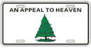 An Appeal To Heaven Embossed License Plate