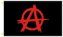 Anarchy 3'X5' Flag Rough Tex® 100D