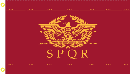 Ancient Rome SPQR 3'X5' Flag ROUGH TEX® 100D