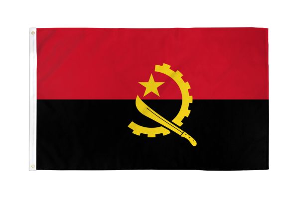 Angola 3'X5' Country Flag ROUGH TEX® 68D Nylon