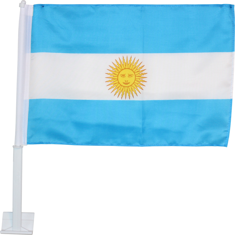 Argentina 12"x18" Car Flag Flag ROUGH TEX® Double Sided