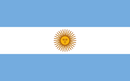 Argentina 12"x18" Car Flag Flag ROUGH TEX® 68D Single Sided